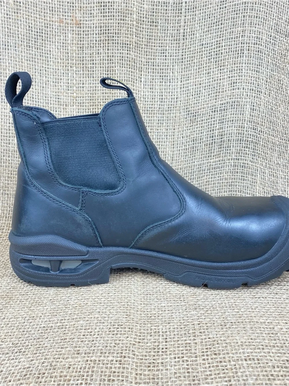 Keen Work Boot Mens 10 D Utility Black Waterproof Leather Carbon Toe Safety Slip